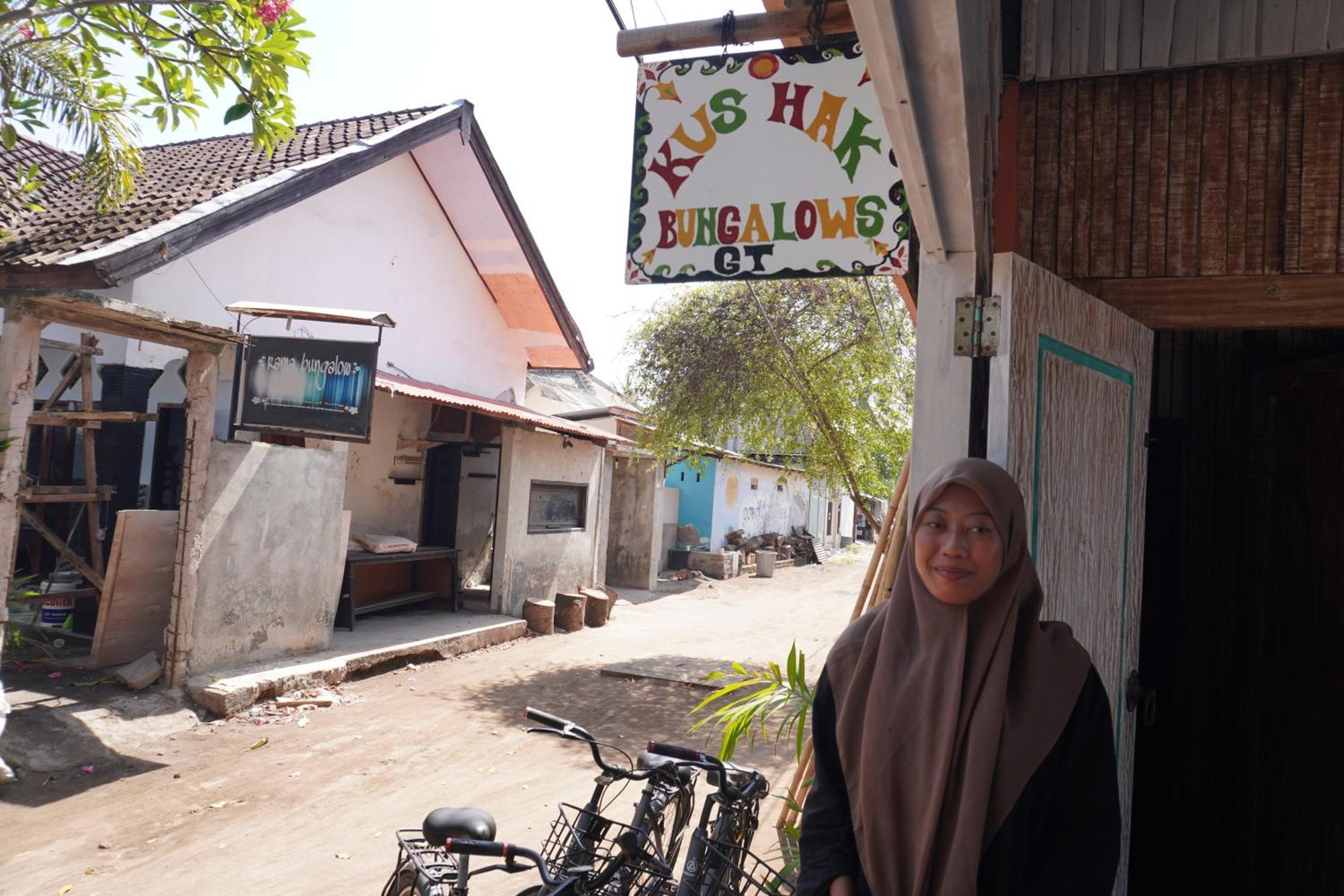 Kushak Bungalow Gili Trawangan Exteriör bild