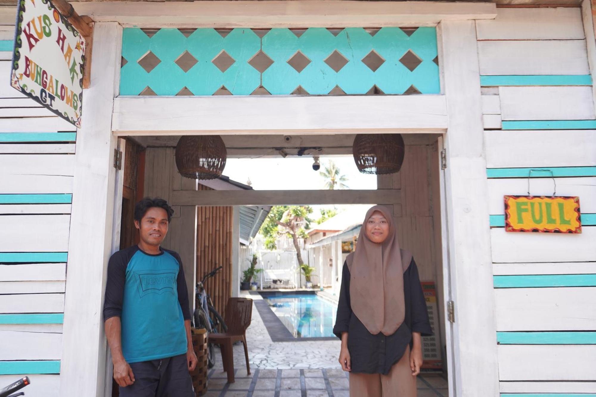 Kushak Bungalow Gili Trawangan Exteriör bild
