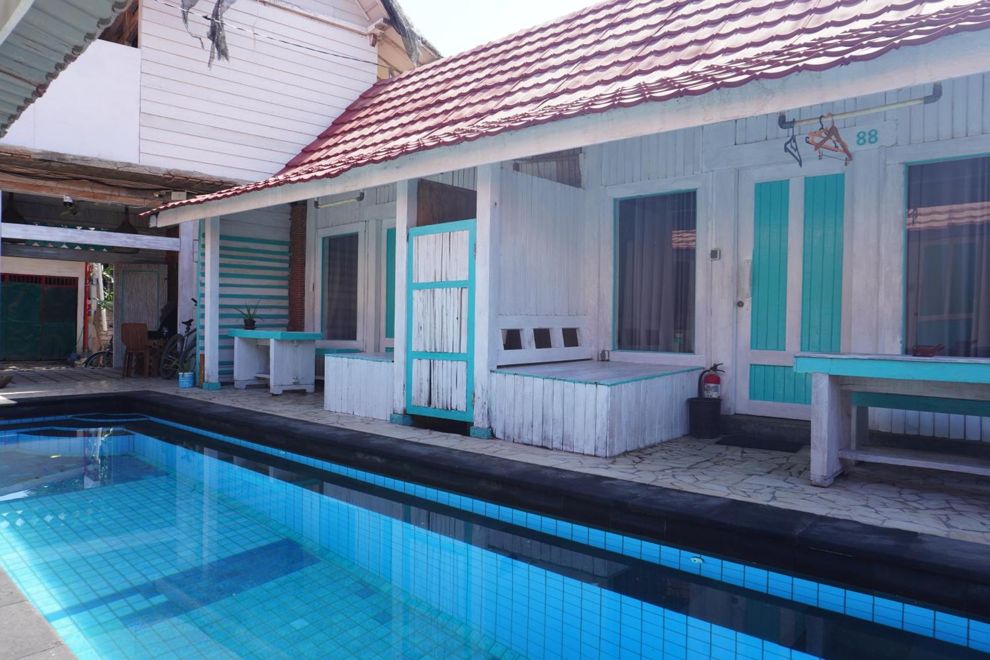Kushak Bungalow Gili Trawangan Exteriör bild