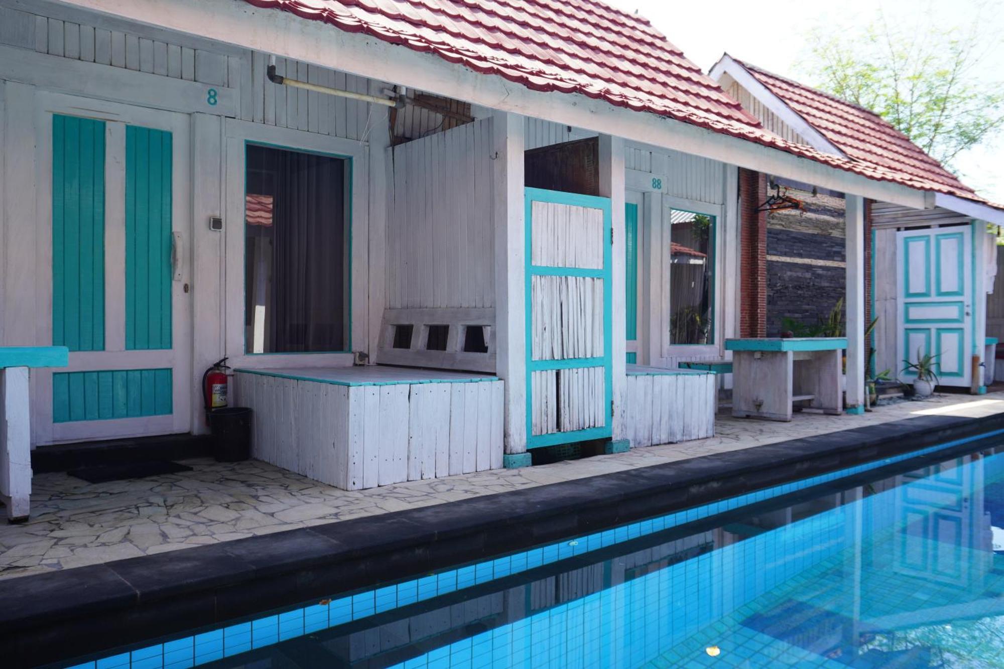Kushak Bungalow Gili Trawangan Exteriör bild
